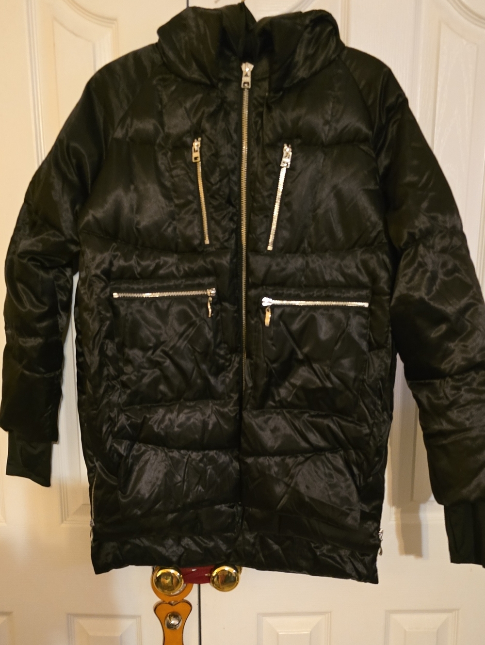 Orolay Black Down Puffer Jacket Coat - Size M